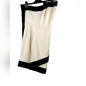 Elegant Black and White Dress